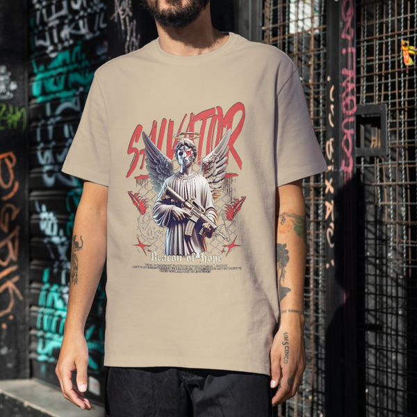 T-Shirt Premium Last Angel Graffiti Oversized