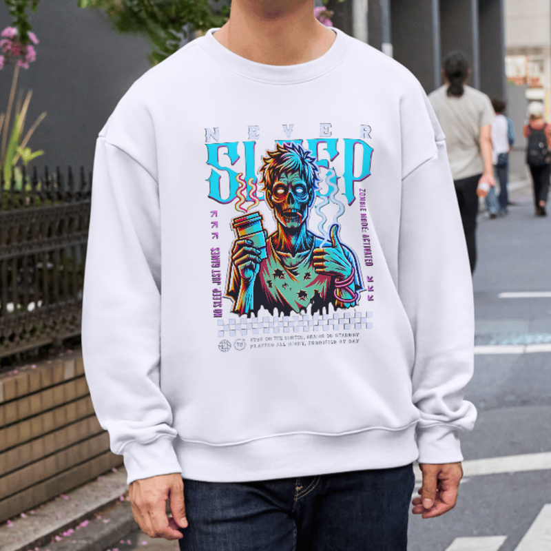 Hoodie Last Zombie Night Oversized