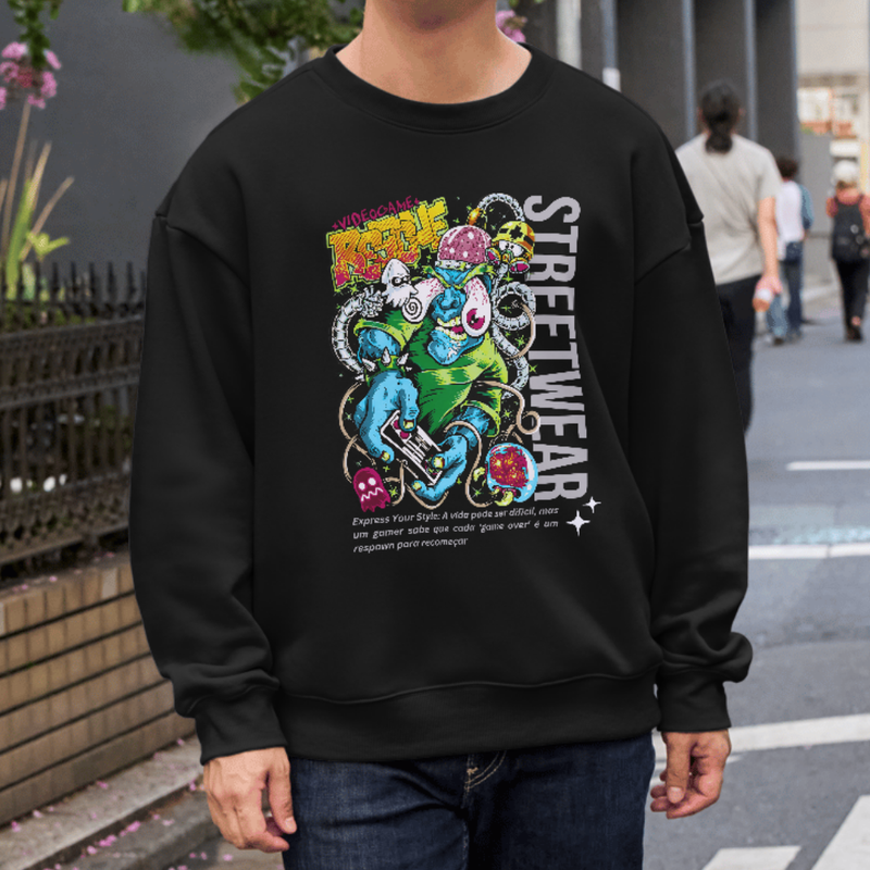 Hoodie Last Zombie Gamer Oversized