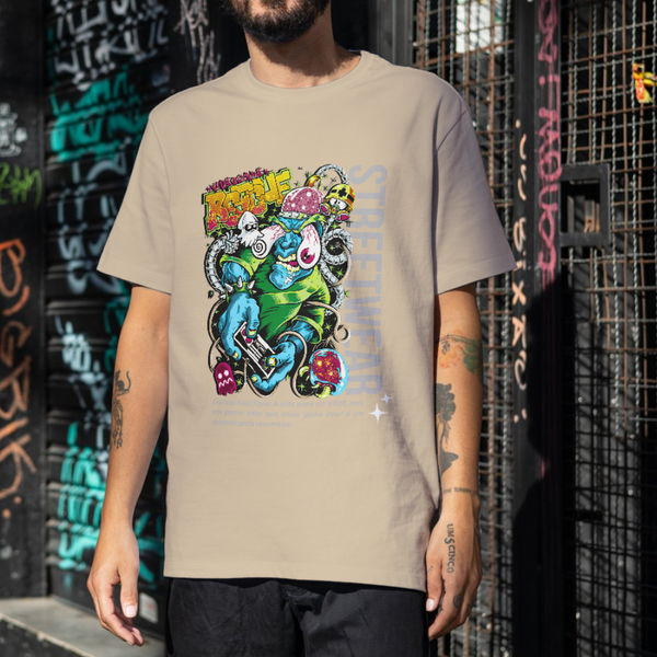 T-Shirt Premium Last Zombie Gamer Oversized