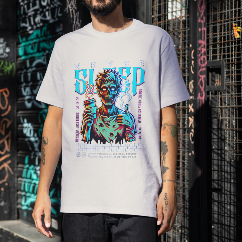 T-Shirt Premium Last Zombie Night Oversized