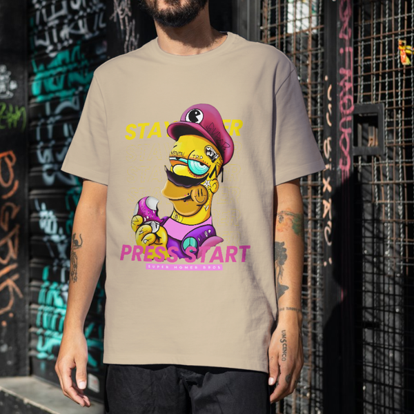 T-Shirt Premium Last Homer Gamer Oversized