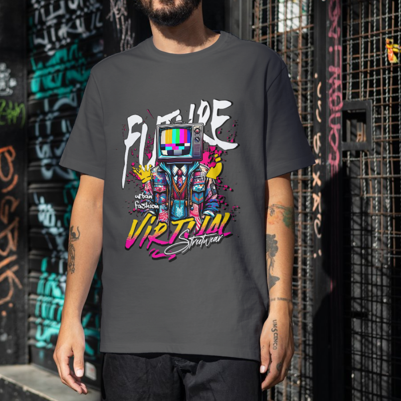 T-Shirt  Premium Rush TV Head Oversized