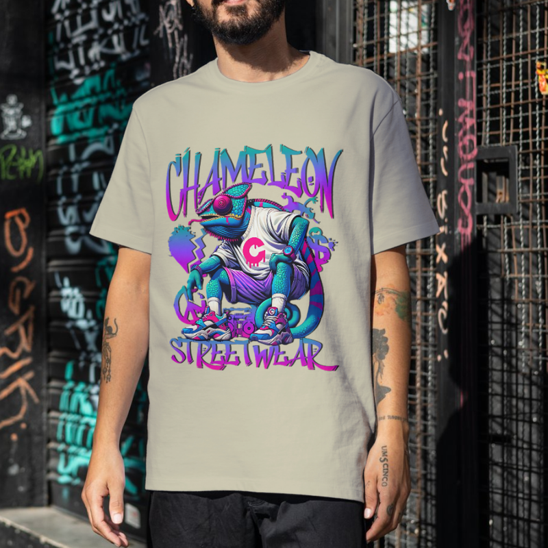 T-Shirt Premium Last Chameleon Oversized