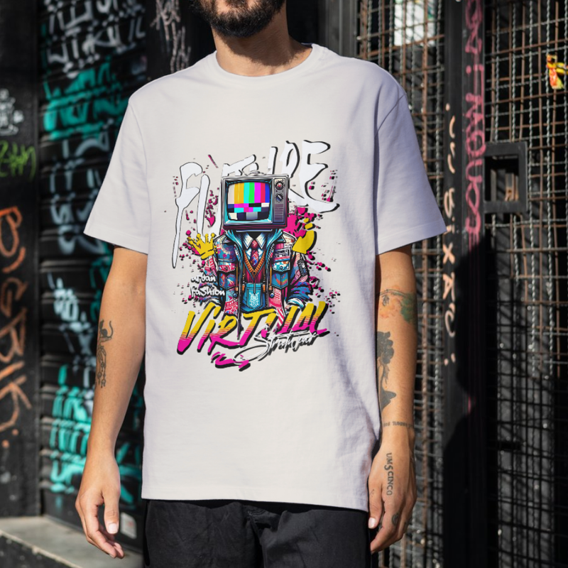 T-Shirt  Premium Rush TV Head Oversized