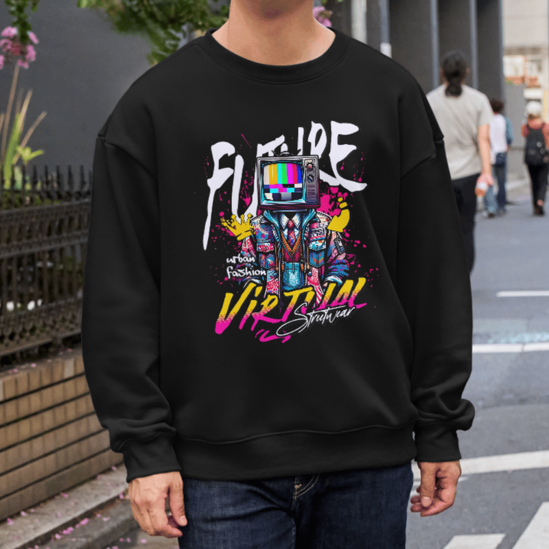 Hoodie Rush TV Head Oversized