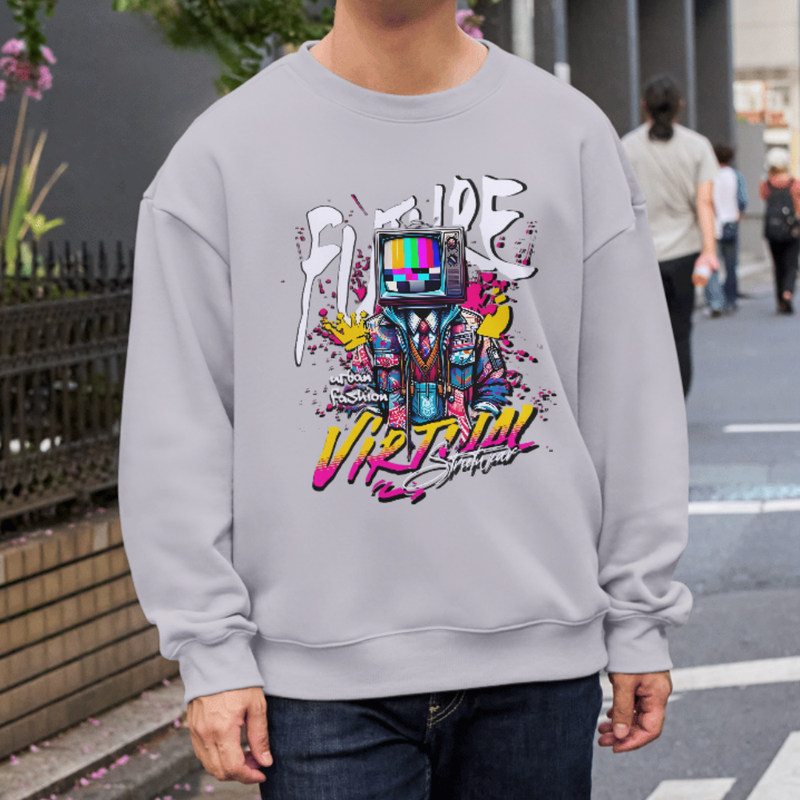 Hoodie Rush TV Head Oversized