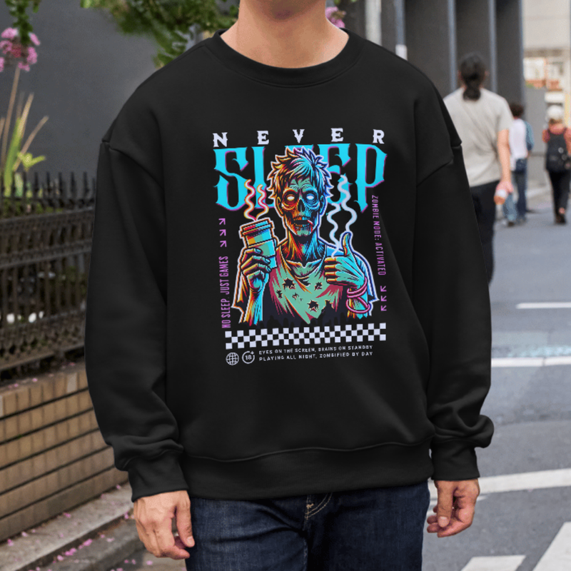 Hoodie Last Zombie Night Oversized